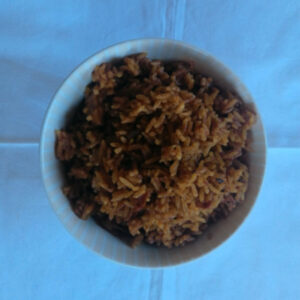 Jollofreis, vegan