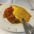 Gemüsebohnensauce mit Maniokrösti